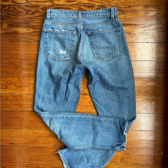 Reformation Winona Mid Slim Jean With Button Fly - Picture 4 of 4